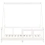 Estructura de cama para niños madera de pino blanco 70x140 cm von , Kinderbetten und Betten für Kinder - Ref: Foro24-834457, ...