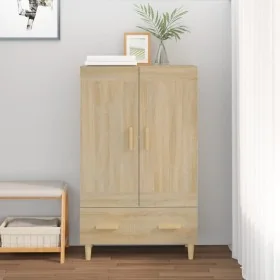 Aparador madera contrachapada color roble Sonoma 70x31x115 cm by , Sideboards - Ref: Foro24-812567, Price: 94,49 €, Discount: %
