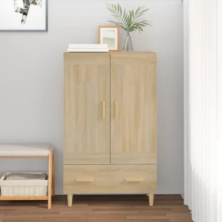 Aparador madera contrachapada color roble Sonoma 70x31x115 cm by , Sideboards - Ref: Foro24-812567, Price: 94,49 €, Discount: %