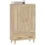 Aparador madera contrachapada color roble Sonoma 70x31x115 cm by , Sideboards - Ref: Foro24-812567, Price: 94,49 €, Discount: %