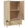 Aparador madera contrachapada color roble Sonoma 70x31x115 cm by , Sideboards - Ref: Foro24-812567, Price: 94,49 €, Discount: %