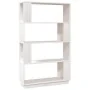 Estantería/divisor de espacios madera pino blanco 80x25x132 cm by , Bookcases and shelves - Ref: Foro24-814060, Price: 84,37 ...