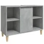 Armario de lavabo madera contrachapada gris hormigón 80x33x60cm von , Badezimmerwaschtische - Ref: Foro24-821288, Preis: 78,3...