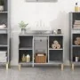 Armario de lavabo madera contrachapada gris hormigón 80x33x60cm von , Badezimmerwaschtische - Ref: Foro24-821288, Preis: 78,3...