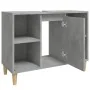 Armario de lavabo madera contrachapada gris hormigón 80x33x60cm von , Badezimmerwaschtische - Ref: Foro24-821288, Preis: 78,3...
