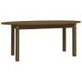 Mesa de centro madera maciza de pino marrón miel 110x55x45 cm de , Mesas de centro - Ref: Foro24-822345, Precio: 55,09 €, Des...