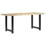 Mesa de comedor de madera maciza de mango 180x90x76 cm by , Kitchen and dining tables - Ref: Foro24-283784, Price: 341,91 €, ...