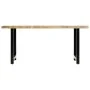 Mesa de comedor de madera maciza de mango 180x90x76 cm by , Kitchen and dining tables - Ref: Foro24-283784, Price: 341,91 €, ...