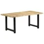 Mesa de comedor de madera maciza de mango 180x90x76 cm by , Kitchen and dining tables - Ref: Foro24-283784, Price: 341,91 €, ...