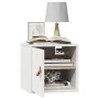 Armarios de pared 2 uds madera maciza pino blanco 31,5x30x30 cm by , Shelves and shelves - Ref: Foro24-818358, Price: 65,65 €...