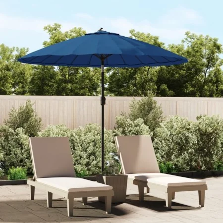 Sombrilla de jardín con palo de aluminio azul azure 270 cm de , Sombrillas - Ref: Foro24-47311, Precio: 83,57 €, Descuento: %