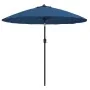 Sombrilla de jardín con palo de aluminio azul azure 270 cm de , Sombrillas - Ref: Foro24-47311, Precio: 83,57 €, Descuento: %