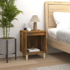 Mesita de noche roble ahumado 40x35x50 cm by , Nightstands - Ref: Foro24-821868, Price: 34,58 €, Discount: %