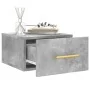 Mesitas de noche de pared 2 uds color gris hormigón 35x35x20 cm by , Lockers and storage cabinets - Ref: Foro24-829797, Price...