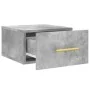 Mesitas de noche de pared 2 uds color gris hormigón 35x35x20 cm by , Lockers and storage cabinets - Ref: Foro24-829797, Price...