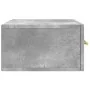 Mesitas de noche de pared 2 uds color gris hormigón 35x35x20 cm by , Lockers and storage cabinets - Ref: Foro24-829797, Price...