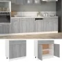 Armario inferior cocina “Lyon” contrachapada gris Sonoma de , Armarios de cocina - Ref: Foro24-815580, Precio: 96,74 €, Descu...
