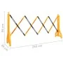 Barrera de tráfico plegable amarillo y negro 250x38x96 cm von , Straßen- und Verkehrszeichen - Ref: Foro24-150988, Preis: 115...