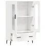 Aparador alto madera de ingeniería blanco brillo 69,5x31x115 cm de , Aparadores - Ref: Foro24-828318, Precio: 97,91 €, Descue...
