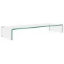 Soporte para TV/Elevador monitor cristal claro 90x30x13 cm von , TV-Möbel - Ref: Foro24-244130, Preis: 100,45 €, Rabatt: %