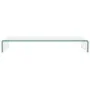 Soporte para TV/Elevador monitor cristal claro 90x30x13 cm von , TV-Möbel - Ref: Foro24-244130, Preis: 100,45 €, Rabatt: %