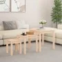 Mesas apilables 3 unidades madera maciza de pino by , Side tables - Ref: Foro24-824973, Price: 76,45 €, Discount: %