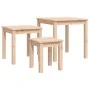 Mesas apilables 3 unidades madera maciza de pino by , Side tables - Ref: Foro24-824973, Price: 76,45 €, Discount: %
