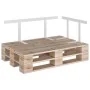 Respaldo para sofá de palets 110 cm hierro blanco von , Gartenmöbelzubehör - Ref: Foro24-315792, Preis: 49,11 €, Rabatt: %