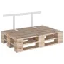 Respaldo para sofá de palets 110 cm hierro blanco von , Gartenmöbelzubehör - Ref: Foro24-315792, Preis: 49,11 €, Rabatt: %