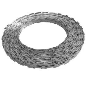 Alambre de púas concertina acero galvanizado 500 m by , Chains, wire and rope - Ref: Foro24-143336, Price: 95,97 €, Discount: %