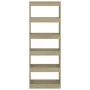 Estantería/divisor madera ingeniería roble Sonoma 60x30x166 cm de , Librerías y estanterías - Ref: Foro24-811676, Precio: 77,...