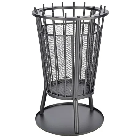 HI Brasero de jardín antichispas negro 40x61 cm de , Chimeneas - Ref: Foro24-429151, Precio: 66,19 €, Descuento: %