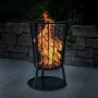 HI Brasero de jardín antichispas negro 40x61 cm de , Chimeneas - Ref: Foro24-429151, Precio: 66,19 €, Descuento: %