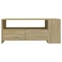 Mesa de centro madera de ingeniería roble Sonoma 102x55x42 cm by , Coffee table - Ref: Foro24-810920, Price: 98,65 €, Discoun...