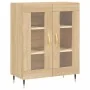 Aparador de madera de ingeniería roble Sonoma 69,5x34x90 cm by , Sideboards - Ref: Foro24-827767, Price: 89,42 €, Discount: %