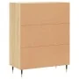 Aparador de madera de ingeniería roble Sonoma 69,5x34x90 cm by , Sideboards - Ref: Foro24-827767, Price: 89,42 €, Discount: %