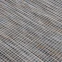 Alfombra de exterior de tejido plano marrón y azul 140x200 cm de , Alfombras - Ref: Foro24-340817, Precio: 44,21 €, Descuento: %