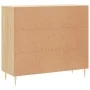 Aparador de madera de ingeniería roble Sonoma 90x34x80 cm by , Sideboards - Ref: Foro24-828095, Price: 85,17 €, Discount: %