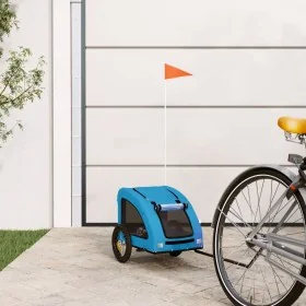 Remolque de bicicleta mascotas hierro tela Oxford azul von , Kinderwagen für Haustiere - Ref: Foro24-93953, Preis: 95,31 €, R...