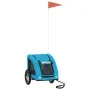 Remolque de bicicleta mascotas hierro tela Oxford azul by , pet strollers - Ref: Foro24-93953, Price: 95,30 €, Discount: %