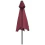 Sombrilla de jardín con palo de metal rojo burdeos 300 cm de , Sombrillas - Ref: Foro24-313752, Precio: 71,45 €, Descuento: %