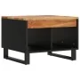 Mesa de centro de madera maciza de acacia 55x50x40 cm by , Coffee table - Ref: Foro24-352878, Price: 70,62 €, Discount: %
