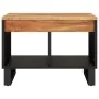 Mesa de centro de madera maciza de acacia 55x50x40 cm by , Coffee table - Ref: Foro24-352878, Price: 70,62 €, Discount: %