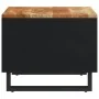 Mesa de centro de madera maciza de acacia 55x50x40 cm by , Coffee table - Ref: Foro24-352878, Price: 70,62 €, Discount: %