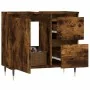 Armario de baño madera contrachapada roble ahumado 65x33x60 cm von , Badezimmerwaschtische - Ref: Foro24-831601, Preis: 79,48...
