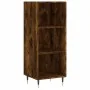 Aparador de madera de ingeniería roble ahumado 34,5x32,5x90 cm de , Aparadores - Ref: Foro24-828713, Precio: 45,05 €, Descuen...