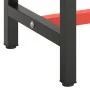 Estructura banco de trabajo metal negro y rojo mate 70x50x79cm de , Patas para mesas - Ref: Foro24-151449, Precio: 78,88 €, D...