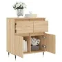 Aparador de madera contrachapada roble Sonoma 60x35x70 cm de , Aparadores - Ref: Foro24-831111, Precio: 82,95 €, Descuento: %