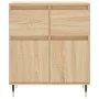 Aparador de madera contrachapada roble Sonoma 60x35x70 cm de , Aparadores - Ref: Foro24-831111, Precio: 82,95 €, Descuento: %