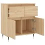 Aparador de madera contrachapada roble Sonoma 60x35x70 cm de , Aparadores - Ref: Foro24-831111, Precio: 82,95 €, Descuento: %